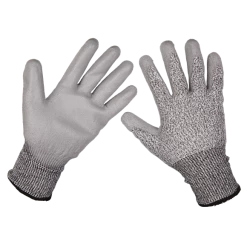 Sealey Anti-Cut PU Gloves (Cut Level C - X-Large) - Pair