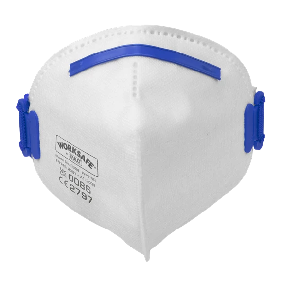 Sealey FFP2 Fold Flat Mask - Pack Of 10 2 Sealey FFP2 Fold Flat Mask - Pack Of 10 - Image 2