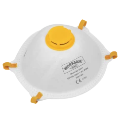 Sealey FFP1 Valved Cup Mask - Pack Of 3