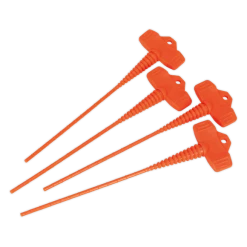 Sealey Applicator Nozzle Stopper - Pack Of 4