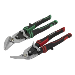Sealey 2pc High Leverage Offset Aviation Tin Snip Set -Bodyshop Store AK69072 DFC0630801 1
