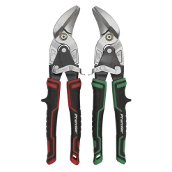 Sealey 2pc High Leverage Offset Aviation Tin Snip Set -Bodyshop Store AK69072 STRAIGHT DFC0630807
