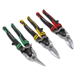 Sealey 3pc High Leverage Aviation Tin Snip Set -Bodyshop Store AK69073 PIC2 DFC1265472 1