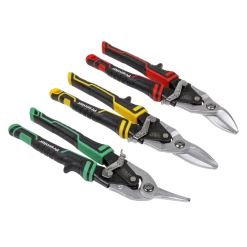Sealey 3pc High Leverage Aviation Tin Snip Set -Bodyshop Store AK69073 PIC3 DFC1265474