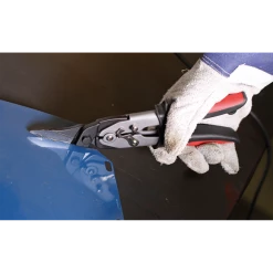 Sealey 280mm Offset Tin Snips -Bodyshop Store AK6915 ACT IN USE 1