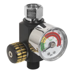 Sealey On-Gun Air Pressure Regulator/Gauge -Bodyshop Store AR01 DFC1009181 1