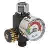 Sealey On-Gun Air Pressure Regulator/Gauge