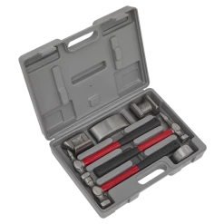 Sealey 7pc Drop-Forged Panel Beating Set With Fibreglass Shafts -Bodyshop Store CB707.V2 IN CASE DFC0213247