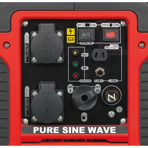 Sealey 2000W Inverter Generator 230V - 4-Stroke Engine 5 Sealey 2000W Inverter Generator 230V - 4-Stroke Engine - Image 5