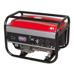 Sealey 2200W 230V Generator 6.5hp - 4-Stroke Engine 9 Sealey 2200W 230V Generator 6.5hp - 4-Stroke Engine -Bodyshop Store G2201 PIC2 HIGH ANGLE