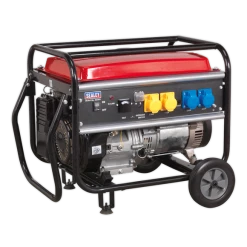Sealey 5500W 110/230V Generator 13hp - 4-Stroke Engine -Bodyshop Store G5501 HANDLE DOWN