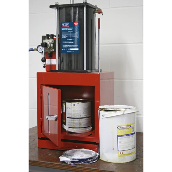 Sealey 2.2tonne Pneumatic Paint Can Crusher 5 Sealey 2.2tonne Pneumatic Paint Can Crusher - Image 5