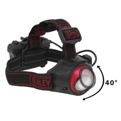 Sealey 5W COB LED Rechargeable Head Torch With Auto-Sensor -Bodyshop Store HT111R ANGLE OPACITY DFC0300564