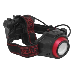 Sealey 5W COB LED Rechargeable Head Torch With Auto-Sensor -Bodyshop Store HT111R PIC2 DFC0220982 1