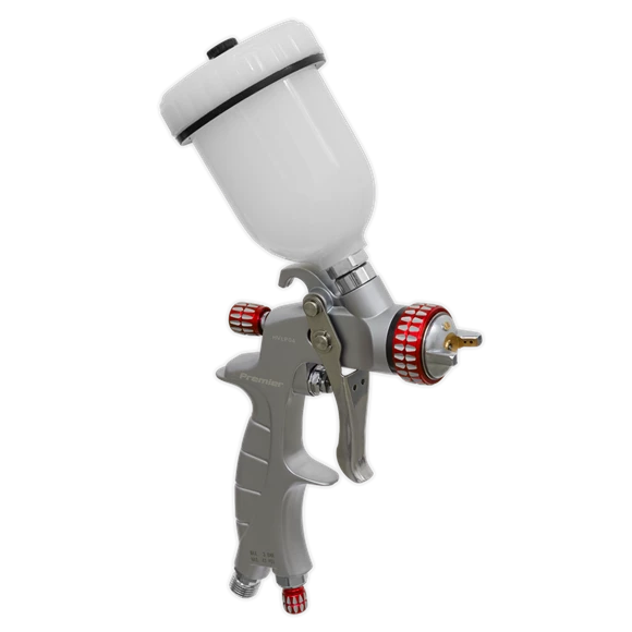 Sealey Professional HVLP Gravity Feed Touch-Up Spray Gun - 1mm Set-Up 2 Sealey Professional HVLP Gravity Feed Touch-Up Spray Gun - 1mm Set-Up - Image 2