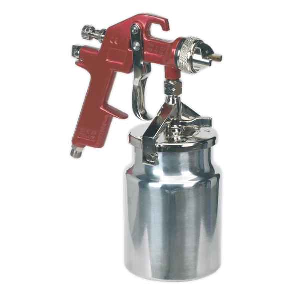 Sealey Workshop Series HVLP Suction Feed Spray Gun - 1.7mm Set-Up 2 Sealey Workshop Series HVLP Suction Feed Spray Gun - 1.7mm Set-Up - Image 2