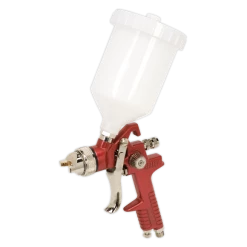 Sealey Workshop Series HVLP Gravity Feed Spray Gun - 1.3mm Set-Up -Bodyshop Store HVLP741.V2 1