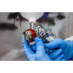 Sealey HVLP Gravity Feed Spray Gun - 1.3mm Set-Up -Bodyshop Store HVLP746 ACT ADJUSTING NOZZLE DFC1323435