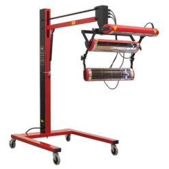 Sealey 3000W Infrared Panel Dryer - Short Wave 8 Sealey 3000W Infrared Panel Dryer - Short Wave -Bodyshop Store IR3000.V2 ANGLED HEATERS