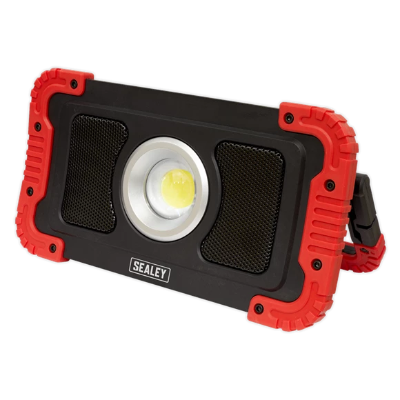 Sealey 20W COB LED Rechargeable Floodlight With Wireless Speakers & Power Bank 5 Sealey 20W COB LED Rechargeable Floodlight With Wireless Speakers & Power Bank - Image 5