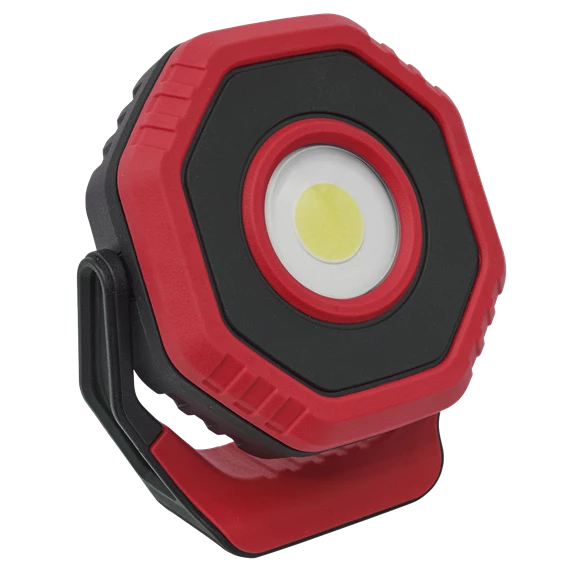 Sealey 360° 14W COB LED Rechargeable Pocket Floodlight With Magnet - Red 1 Sealey 360° 14W COB LED Rechargeable Pocket Floodlight With Magnet - Red