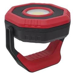 Sealey 360° 14W COB LED Rechargeable Pocket Floodlight With Magnet - Red 8 Sealey 360° 14W COB LED Rechargeable Pocket Floodlight With Magnet - Red -Bodyshop Store LED1400PR PIC3 DFC0315213
