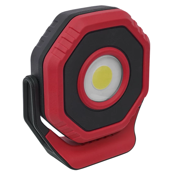 Sealey 360° 14W COB LED Rechargeable Pocket Floodlight With Magnet - Red 4 Sealey 360° 14W COB LED Rechargeable Pocket Floodlight With Magnet - Red - Image 4