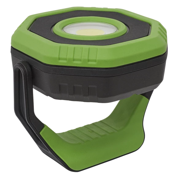 Sealey 360° 14W COB LED Rechargeable Pocket Floodlight With Magnet - Green 4 Sealey 360° 14W COB LED Rechargeable Pocket Floodlight With Magnet - Green - Image 4
