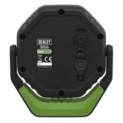 Sealey 360° 14W COB LED Rechargeable Pocket Floodlight With Magnet - Green 11 Sealey 360° 14W COB LED Rechargeable Pocket Floodlight With Magnet - Green -Bodyshop Store LED1400P REAR STRAIGHT DFC0315084