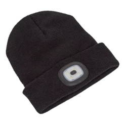 Sealey 4 SMD LED USB Rechargeable Beanie Hat