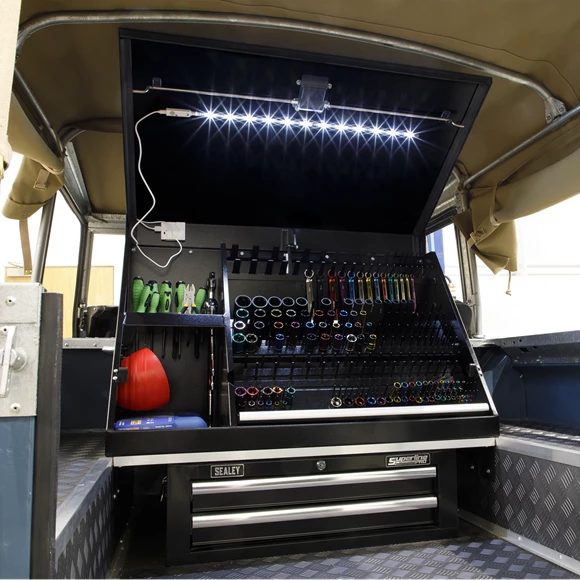 Sealey 3pc SMD LED Strip Lighting 4 Sealey 3pc SMD LED Strip Lighting - Image 4