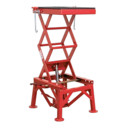 Sealey 135kg Hydraulic Lift - Off-Road/Trials Bike/Motorcycle -Bodyshop Store MC135 FULL EXTENSION 1