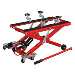 Sealey 500kg Scissor Motorcycle Lift With Frame Supports