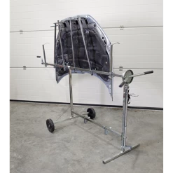 Sealey Universal Mobile Rotating Panel Stand -Bodyshop Store MK73 ACT IN USE PIC3 DFC0897648