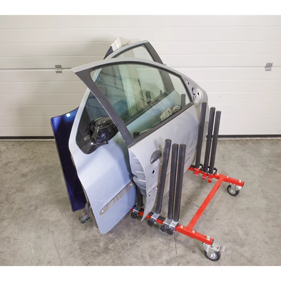 Sealey Mobile Panel Storage Rack Holds 5 Panels 4 Sealey Mobile Panel Storage Rack Holds 5 Panels - Image 4