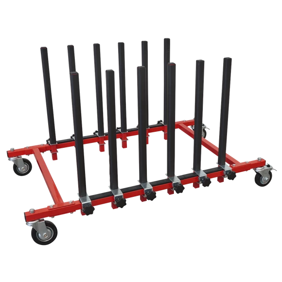 Sealey Mobile Panel Storage Rack Holds 5 Panels 1 Sealey Mobile Panel Storage Rack Holds 5 Panels