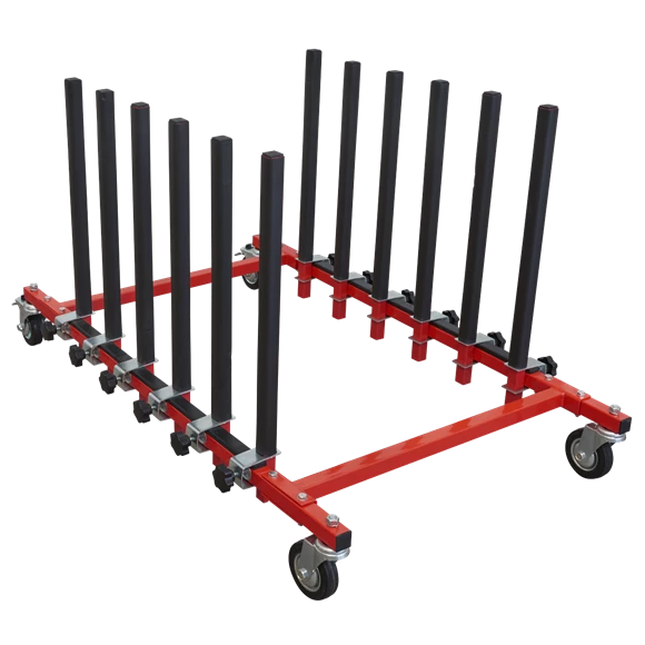 Sealey Mobile Panel Storage Rack Holds 5 Panels 2 Sealey Mobile Panel Storage Rack Holds 5 Panels - Image 2