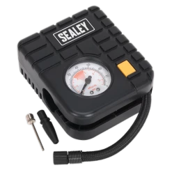 Sealey 12V Micro Air Compressor With Worklight