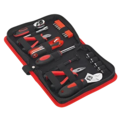 Sealey 28pc Compact Motorcycle Tool Kit -Bodyshop Store MS164 PIC2