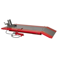 Sealey 680kg Air/Hydraulic Mini Tractor/Quad/Motorcycle Lift -Bodyshop Store MT680.V4 LOWERED