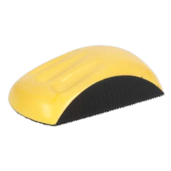 Sealey Ø150mm Curved Hook-and-Loop Sanding Block