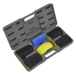 Sealey 6pc Hook-and-Loop Sanding Block Kit