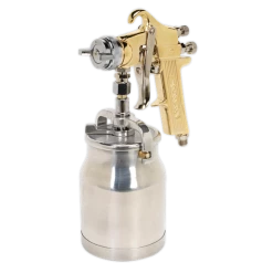 Sealey Workshop Gold Series Suction Feed Spray Gun - 1.8mm Set-Up -Bodyshop Store S701.V3 1