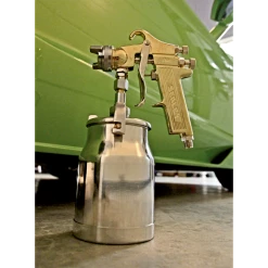 Sealey Workshop Gold Series Suction Feed Spray Gun - 1.8mm Set-Up -Bodyshop Store S701.V3 ACT NEXT TO CAR 1