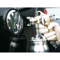 Sealey Workshop Gold Series Suction Feed Spray Gun - 1.8mm Set-Up -Bodyshop Store S701.V3 ACT SPRAYING BADGE 2