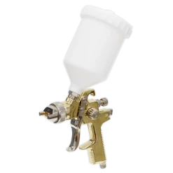 Sealey Gold Series Gravity Feed Spray Gun - 1.4mm Set-Up -Bodyshop Store S701G.V2 DFC0133972 1