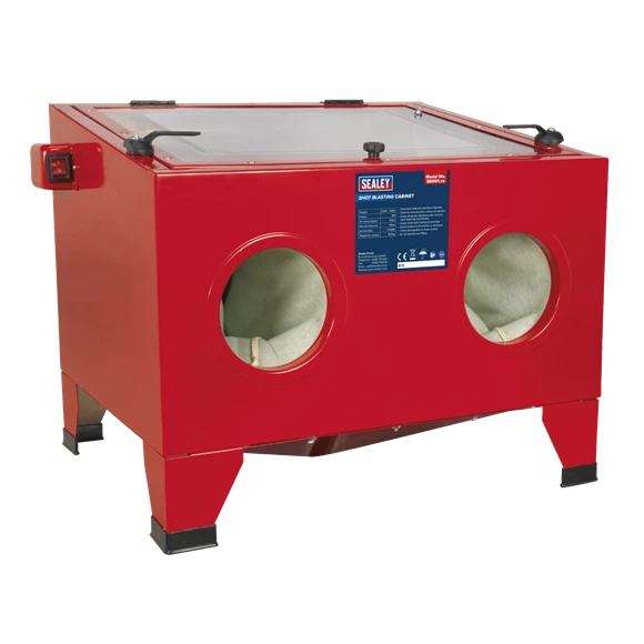 Sealey Shot Blasting Cabinet With Gun 2 Sealey Shot Blasting Cabinet With Gun - Image 2
