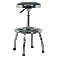 Sealey Heavy-Duty Pneumatic Workshop Stool With Adjustable Height Swivel Seat -Bodyshop Store SCR17 PIC2 1