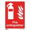 Sealey Fire Extinguisher - Prohibition Safety Sign - Self-Adhesive Vinyl - Pack Of 10