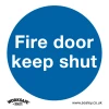 Sealey Fire Door Keep Shut - Mandatory Safety Sign - Rigid Plastic